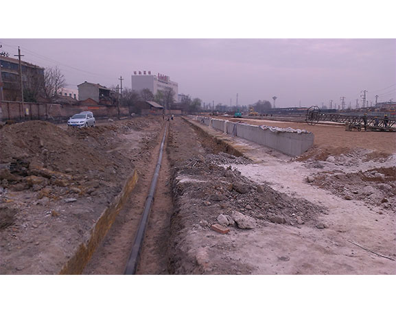 黃陵鐵路貨場(chǎng)?AGR給水管道安裝